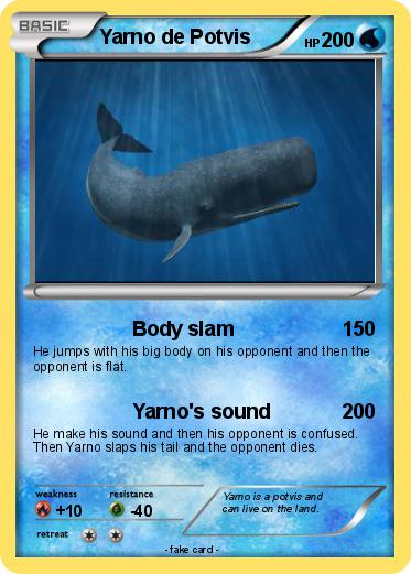 Pokemon Yarno de Potvis