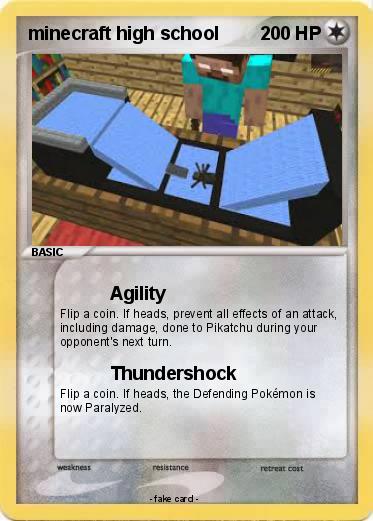 Pokemon minecraft high school