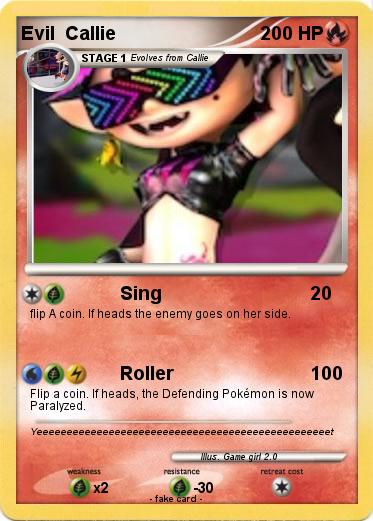Pokemon Evil  Callie