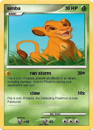 Pokemon simba
