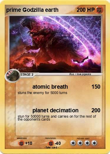 Pokemon prime Godzilla earth
