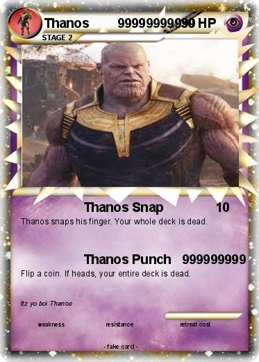 Pokemon Thanos        99999999999