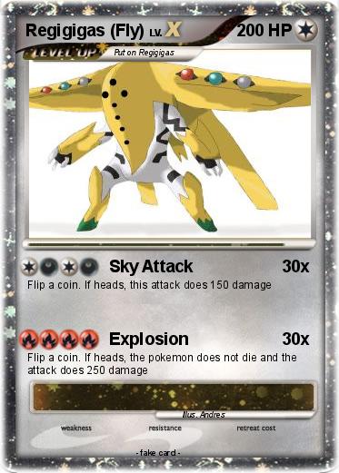 Pokemon Regigigas (Fly)