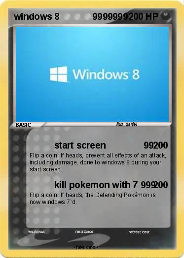 Pokemon windows 8             9999999