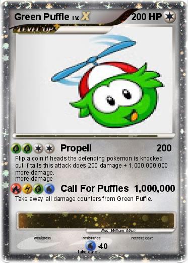 Pokemon Green Puffle