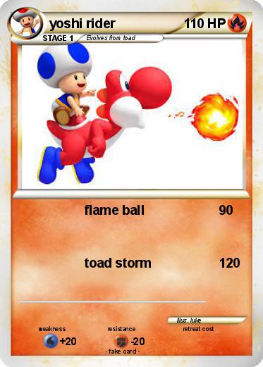 Pokemon yoshi rider