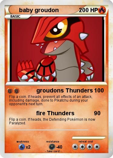 Pokemon baby groudon