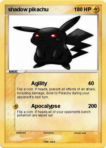 Pokemon shadow pikachu