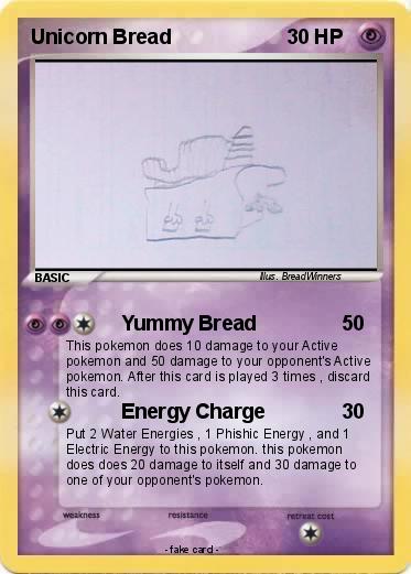 Pokemon Unicorn Bread