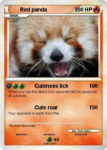 Pokemon Red panda