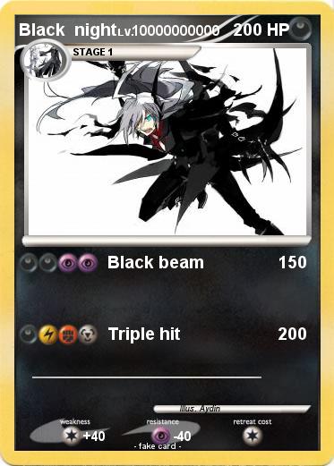 Pokemon Black  night