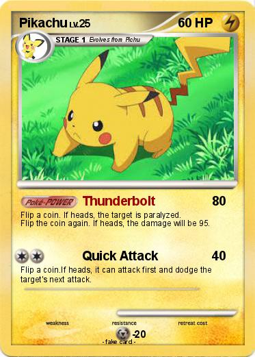 Pokemon Pikachu