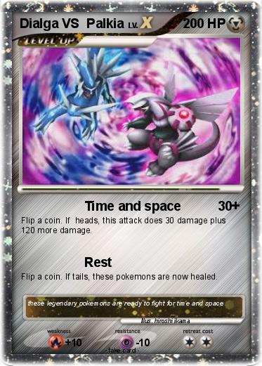 Pokemon Dialga VS  Palkia