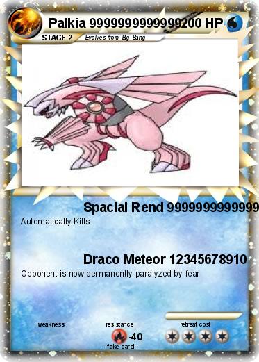 Pokemon Palkia 9999999999999