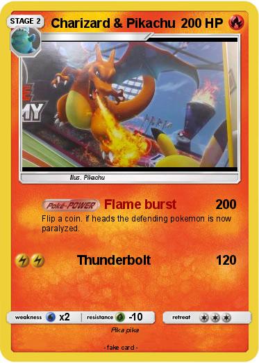 Pokemon Charizard & Pikachu
