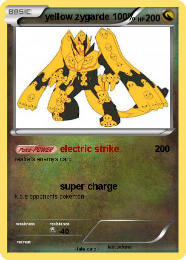 Pokemon yellow zygarde 100%