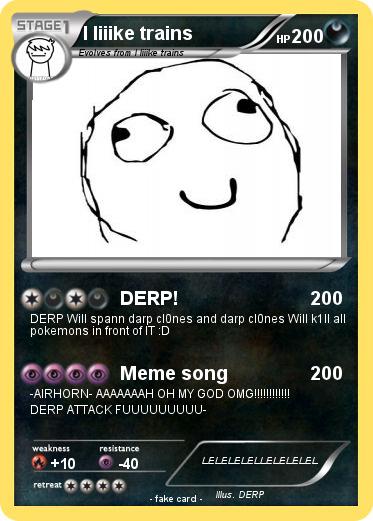 Pokemon I liiike trains