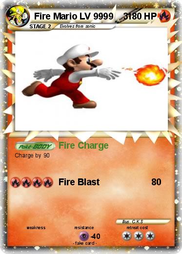 Pokemon Fire Mario LV 9999    3