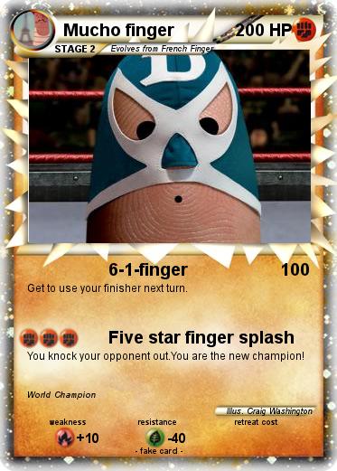 Pokemon Mucho finger