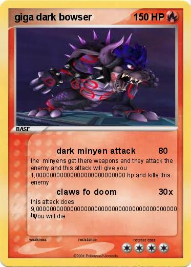 Pokemon giga dark bowser