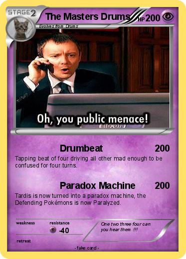 Pokemon The Masters Drums