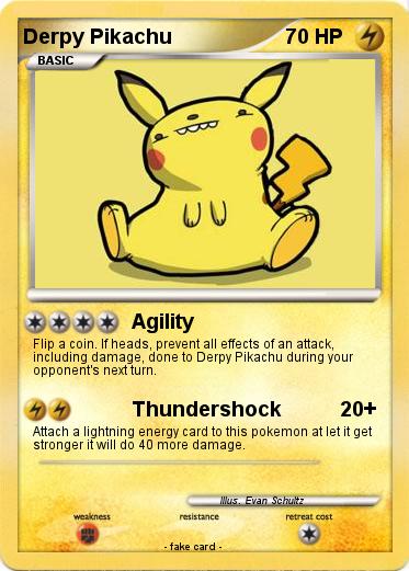 Pokemon Derpy Pikachu