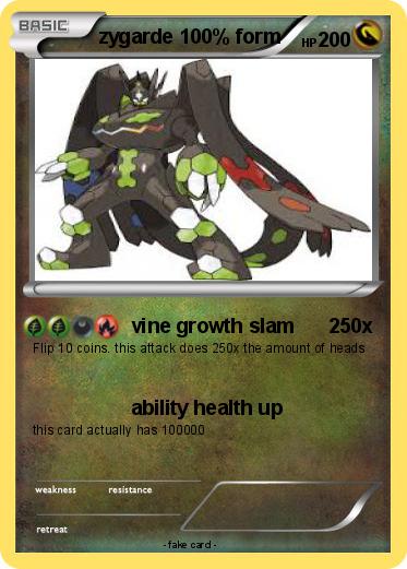 Pokemon zygarde 100% form