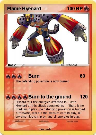 Pokemon Flame Hyenard