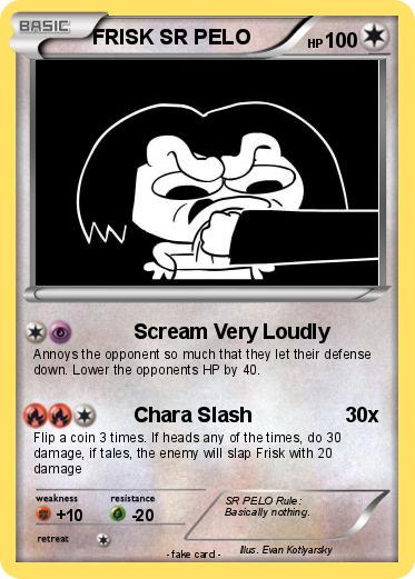 Pokemon FRISK SR PELO