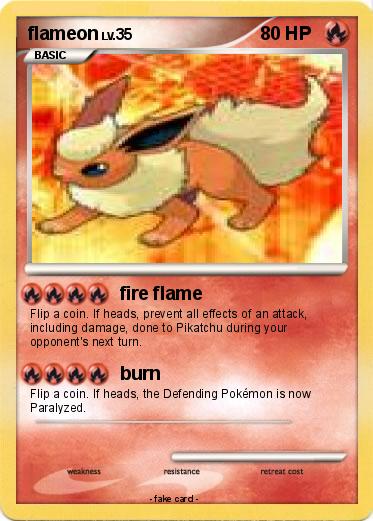 Pokemon flameon