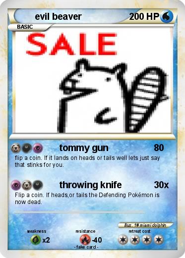 Pokemon evil beaver