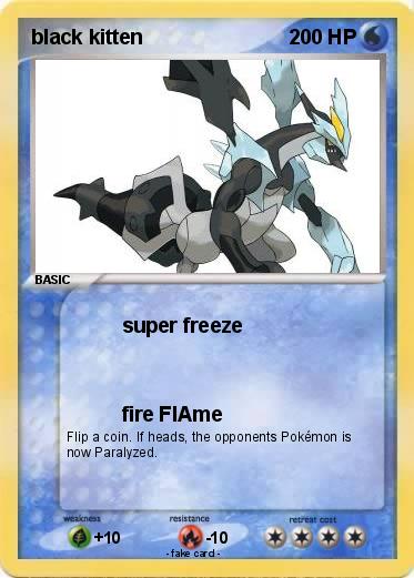 Pokemon black kitten