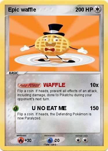 Pokemon Epic waffle