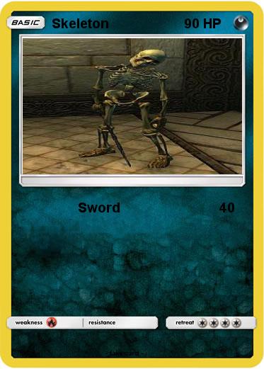 Pokemon Skeleton
