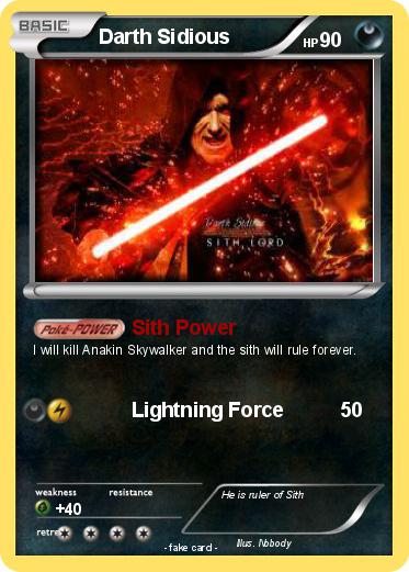Pokemon Darth Sidious