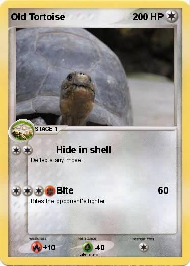 Pokemon Old Tortoise