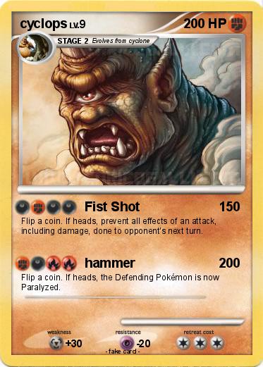 Pokemon cyclops