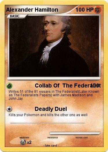 Pokemon Alexander Hamilton