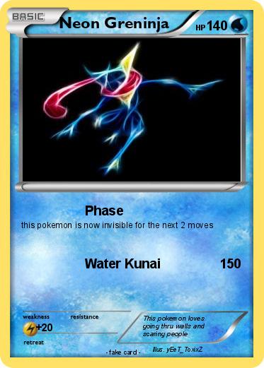Pokemon Neon Greninja