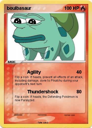 Pokemon boulbasaur