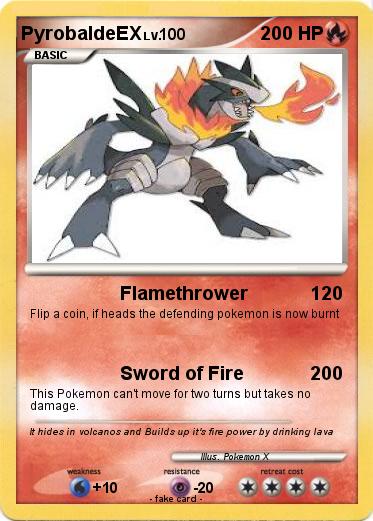 Pokemon PyrobaldeEX