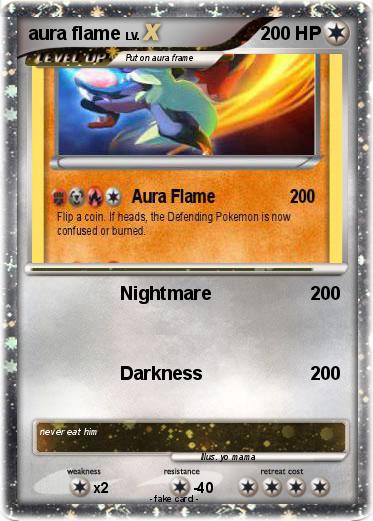Pokemon aura flame