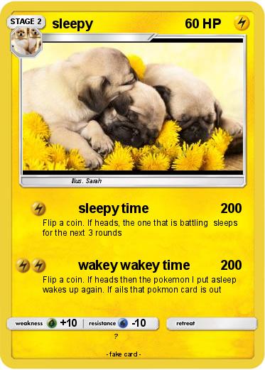 Pokemon sleepy