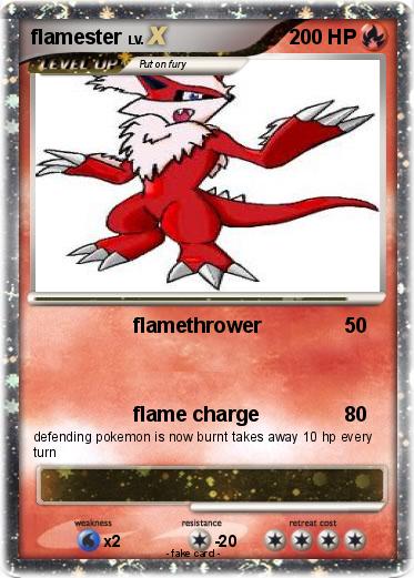 Pokemon flamester