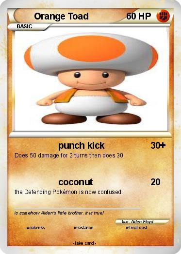 Pokemon Orange Toad