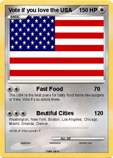 Pokemon Vote if you love the USA