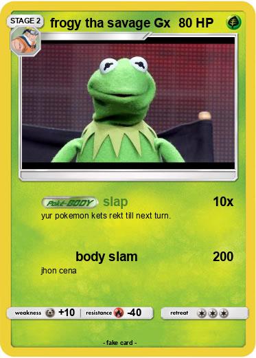 Pokemon frogy tha savage Gx