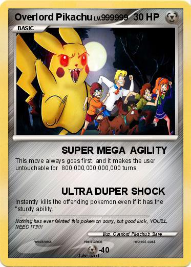 Pokemon Overlord Pikachu