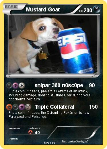 Pokemon Mustard Goat