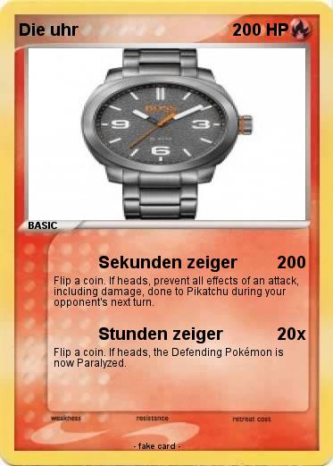 Pokemon Die uhr